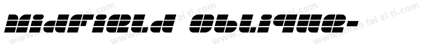 Midfield Oblique字体转换